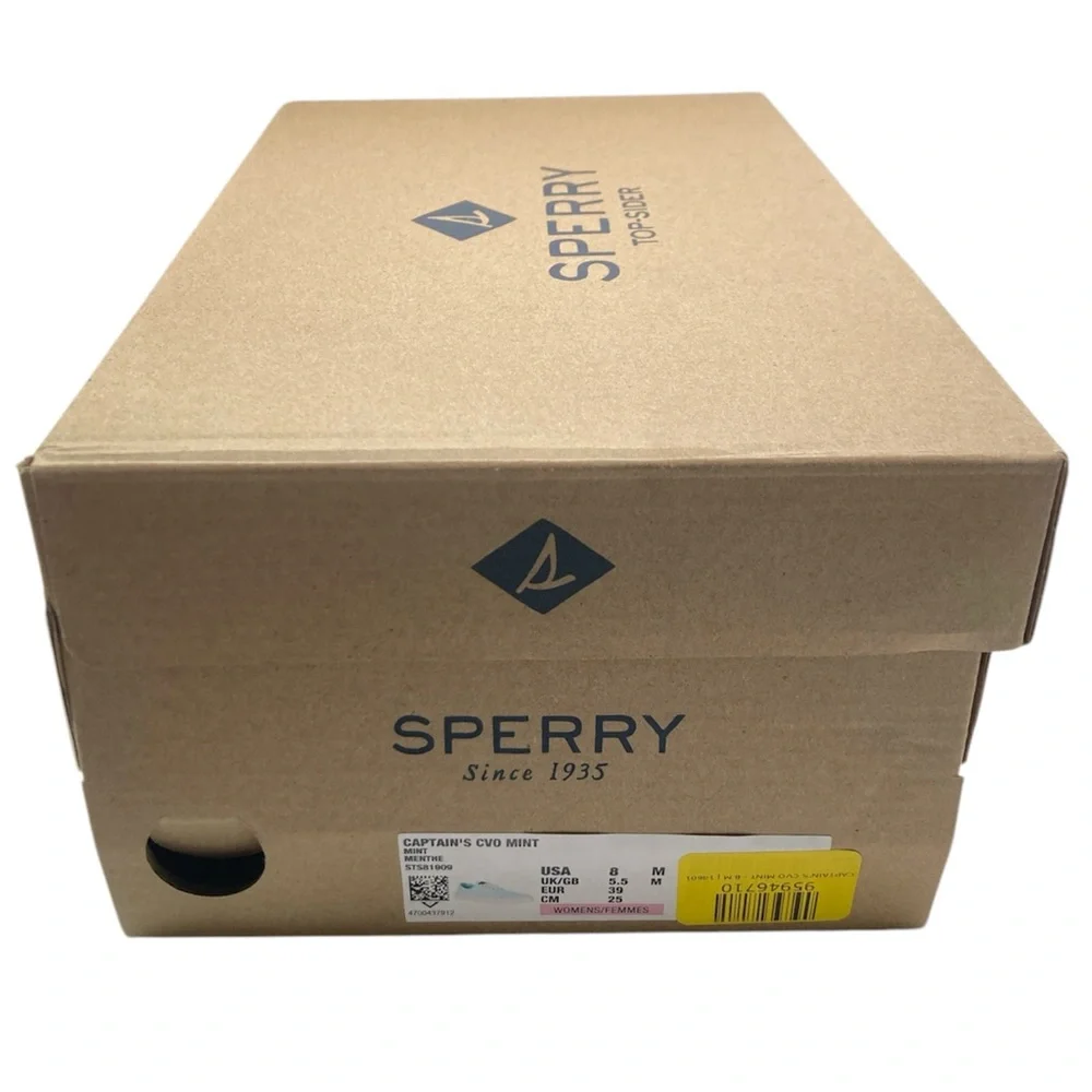 Sperry Captains CVO Women's Mint Sneakers 8